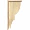 Ekena Millwork Ridgewood Rough Sawn Corbel w/Backplate, Douglas Fir, 8"W x 12"D x 24"H COR08X12X24RID01RDF - alternate 2